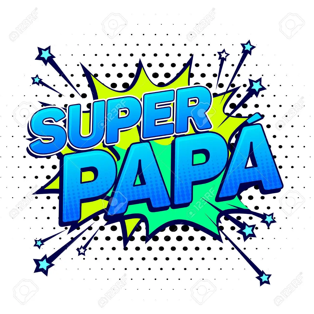 80327552-super-papa-super-dad-spanish-text-father-celebration-vector-illustration Syndicat FO au service des salariés d'ADREXO - FLASH INFO : heureux évènement