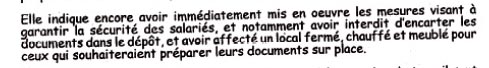 tribunal Syndicat FO au service des salariés d'ADREXO - LES CONTRADICTIONS