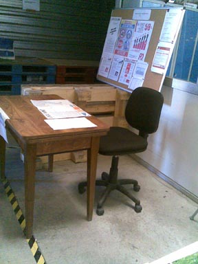 26112008 Syndicat FO au service des salariés d'ADREXO - Local syndical façon adrexo